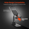 HyperGear Qi Wireless Charging Stand 10W Fast Charge Includes Charging Cable and Wall Charger - Black - product image 5 of 5