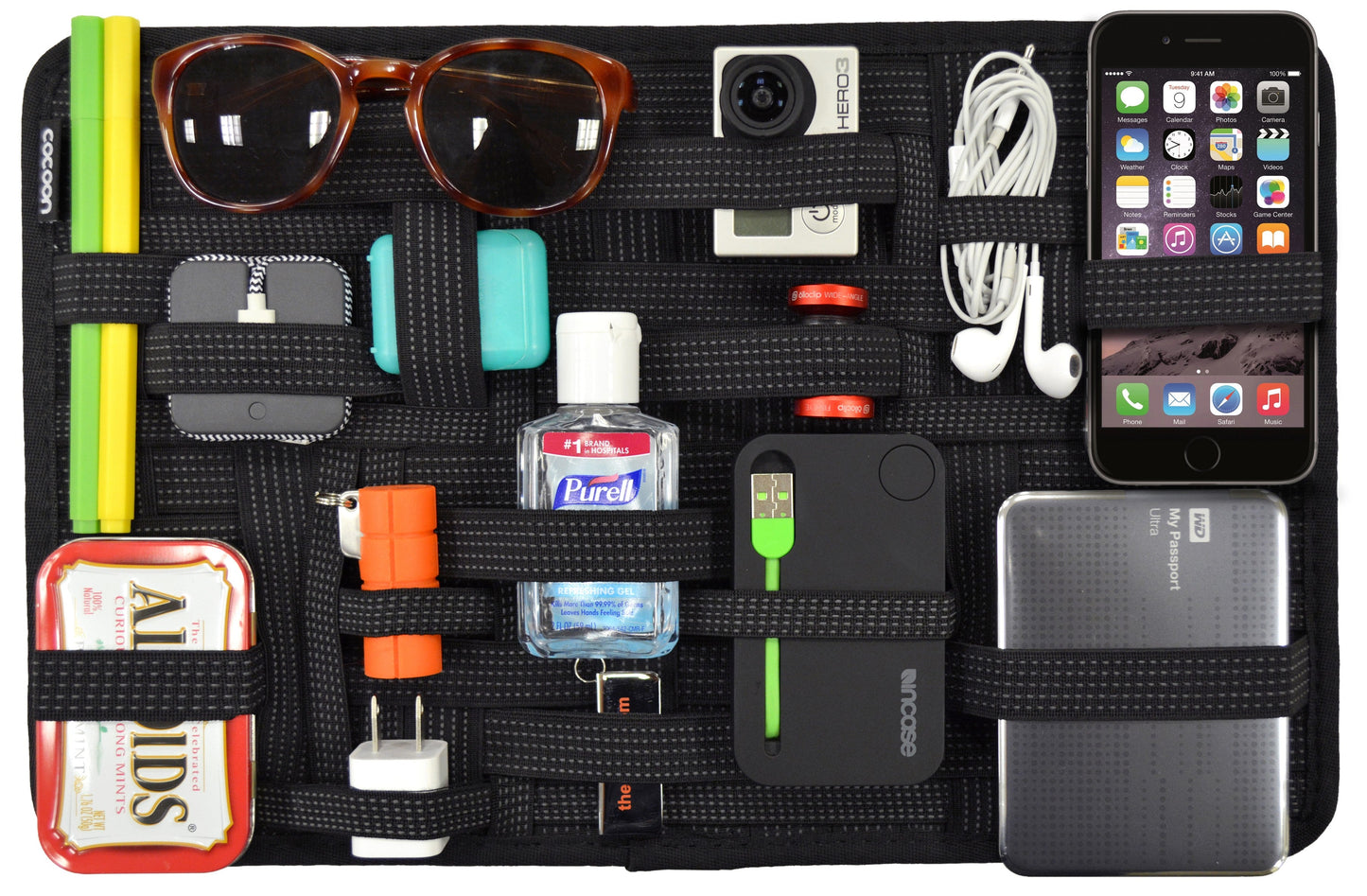 Cocoon Cocoon Grid-it Medium 10in Organizer Black/Blue - Bulk (SKU: 53141.0) – Image 4
