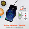 HyperGear Qi Wireless Charging Pad 15W Fast Charge Includes Charging Cable and Wall Charger - Black - product image 3 of 5