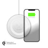HyperGear Qi Wireless Charging Pad 15W Fast Charge Includes Charging Cable and Wall Charger - White - product image 1 of 5