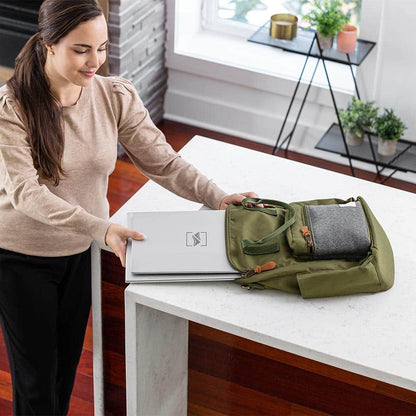 SideTrak Laptop Monitor 14in Swivel Portable Monitor Rotate 360 Deg Attach to Laptop Kickstand HDMI & USB-C Cables PC/MAC/Chrome BIL - Black - product image 4 of 5