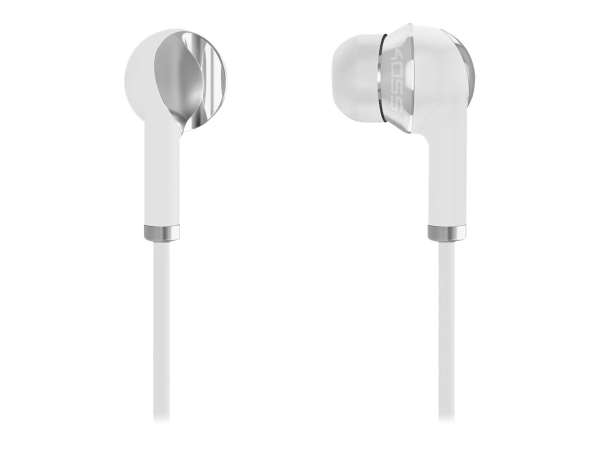Koss Earbud Noise Isolating 3.5mm Cast & Machined Aluminum Enclosure iL100w - White - product image 3 of 5