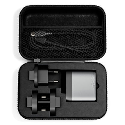 Alogic Wall Charger 1 Port 67W GaN PD USB-C with 3 International Plug Adapters & 6ft USB-C to USB-C 100W Cable & Travel Case - Grey - product image 5 of 5