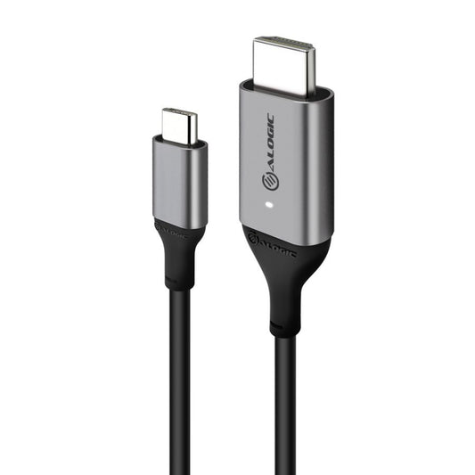 Alogic USB-C to HDMI 6ft Cable 4K Ultra HD with Smart LED - Space Grey - product image 1 of 1