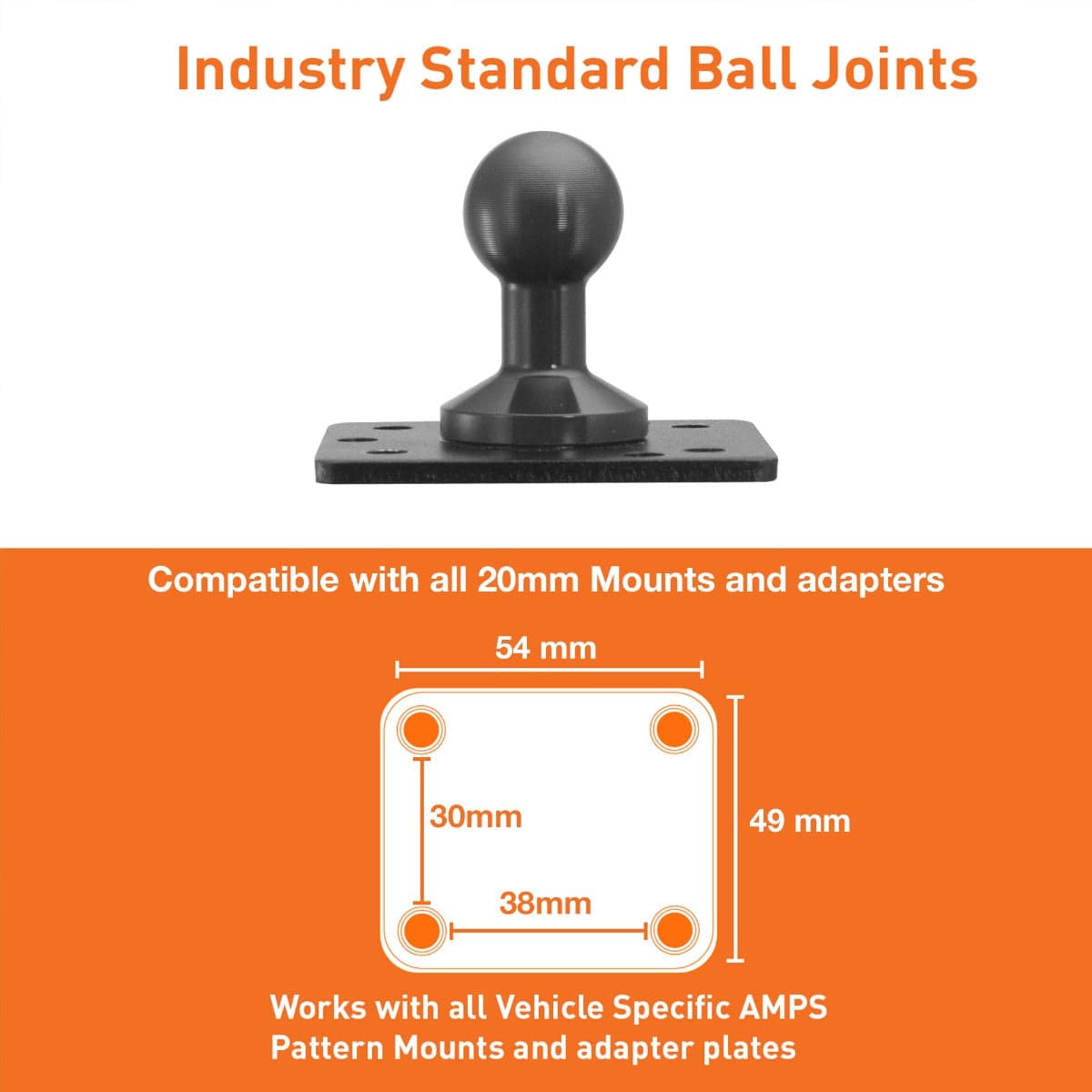 iBOLT Tablet Holder 7-10 Inch Universal Tablet TabDock Fixed Mount Pro 360 - product image 3 of 5