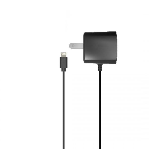 Fuse Wall Charger & Lightning Cable 4ft 2.1 Amp 10W Hard Wired MFI