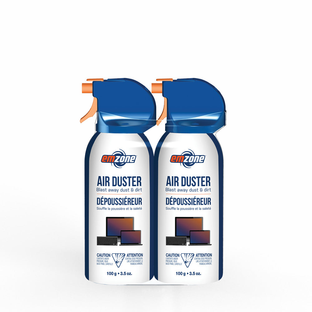 Emzone Emzone Air Duster 10oz Aerosol Can Multi Use All Purpose Compressed Air Cleaner VOC Compliant