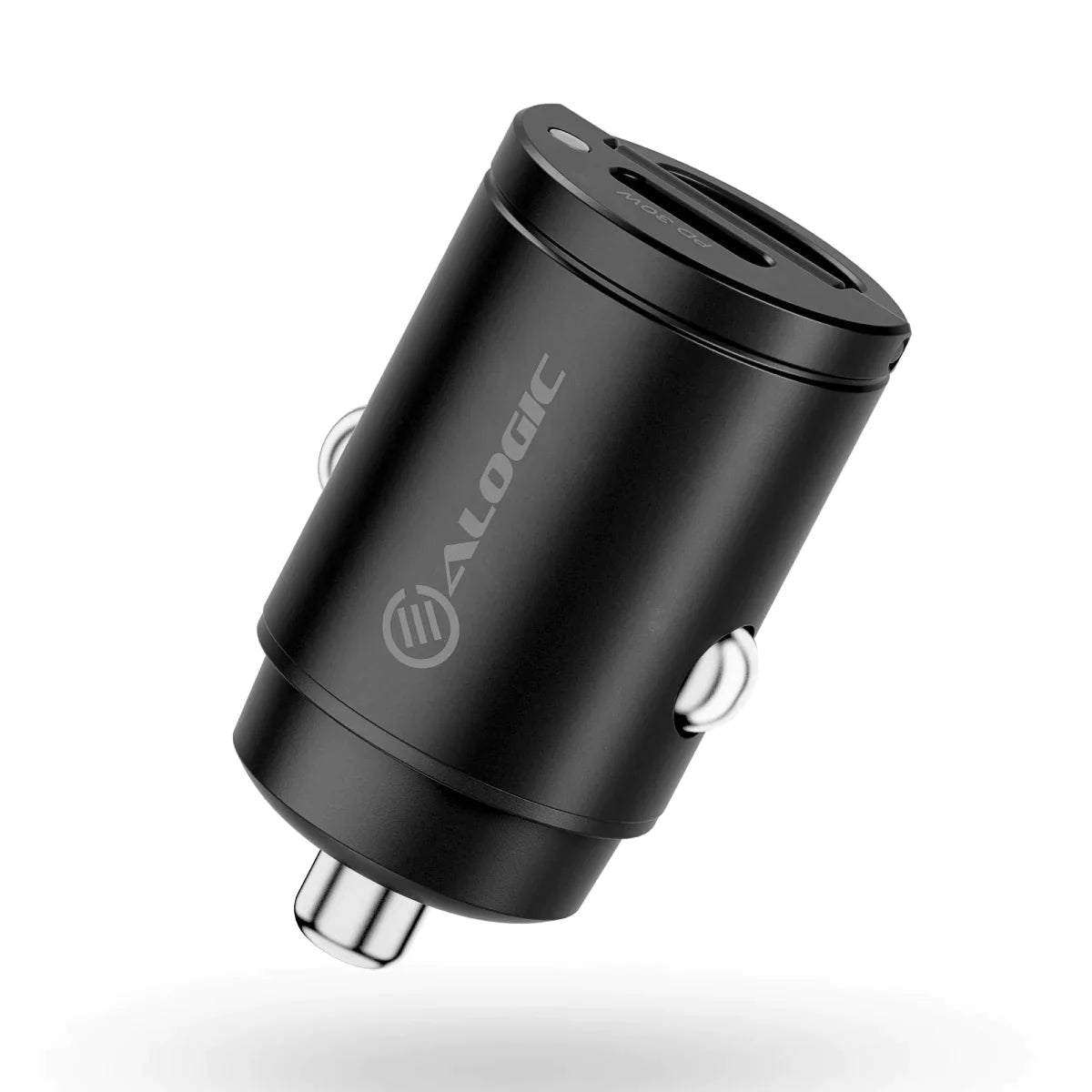 Alogic Car Charger 2 Port Rapid Charge Mini 30W 2x USB-C - Black - product image 5 of 5