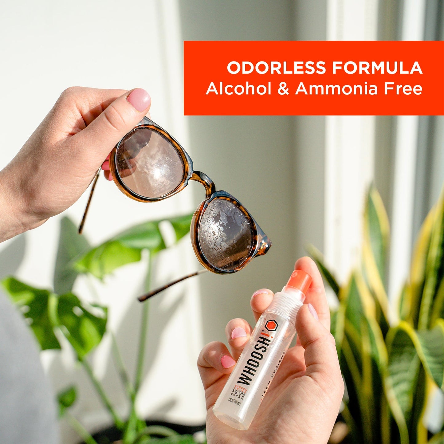 Whoosh! Screen Shine Wipes 70 Wipes Canister + Cloth Non-Toxic Alcohol & Ammonia Free Formula - product image 2 of 5