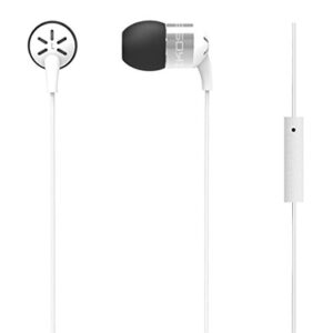 iStore Earbuds Classic Luxe Inline Mic with Music Controls 3.5mm - Matte Off White - product image 2 of 5