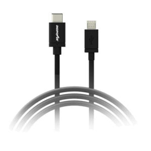 Ventev Charge & Sync Lightning MFI to USB-C Cable 3.3ft Flat - Gray - product image 2 of 5