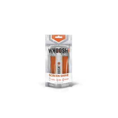 Whoosh Whoosh! Screen Shine 100mL GoXL Spray with Antimicrobial Cloth Non-Toxic Alcohol & Ammonia Free Formula (SKU: 45673)
