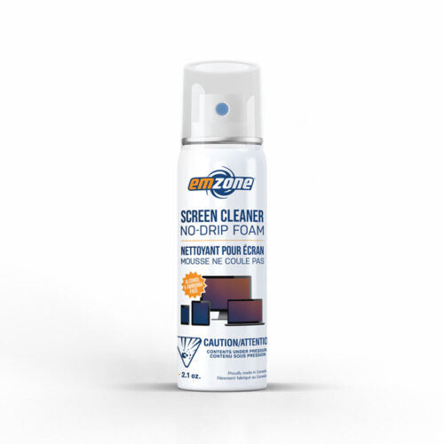 Emzone Screen Cleaner Foam 14oz No Drip Tech Device Alcohol & Ammonia Free with Microfibre Cloth - product image 5 of 5