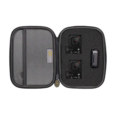 GoCase hardshell Action Cam case with waterproof zipper and QwikPik customizable foam cube for all GoPro models