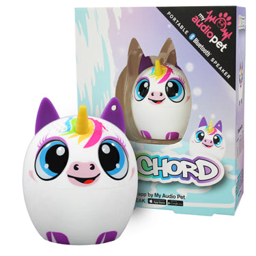 My Audio Pet Speaker Bluetooth Unicorn - UniCHORD TWS & Lanyard Included 3 Watts Built in Mic Selfie Remote