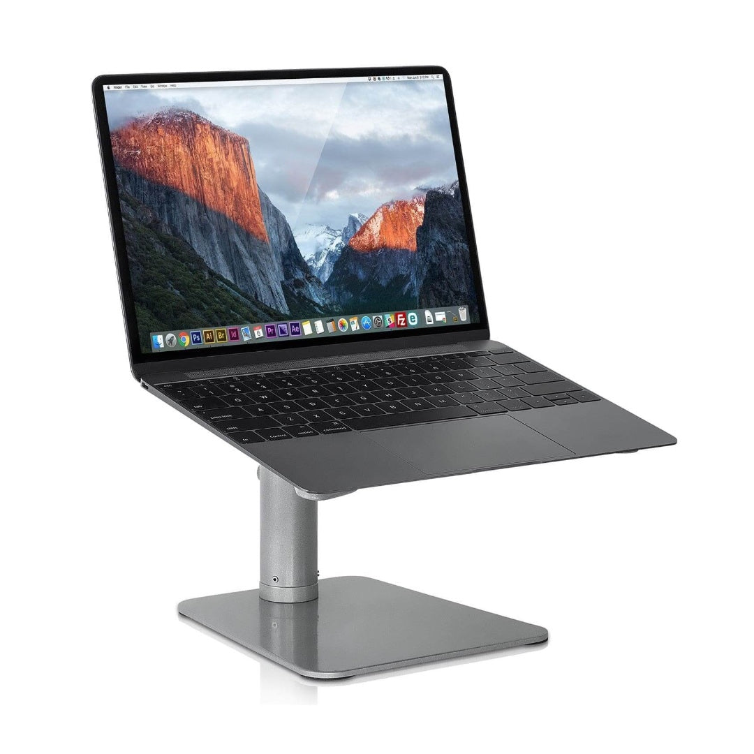 Mount-It! Laptop Riser Adjustable Height Anti Slip Padding Up to 15.6 In Laptops