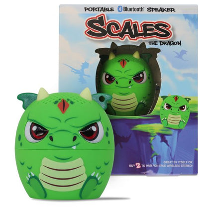 My Audio Pet Speaker Bluetooth Dragon - Scales TWS & Lanyard Included 3 Watts Built in Mic Selfie Remote