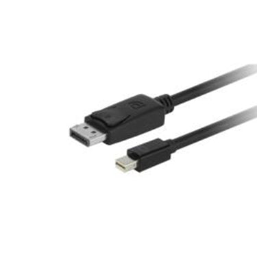 Xtech Xtech AV Cable Mini DisplayPort Male to Display Port Male 6ft - Black (UPC: 7983021619000)