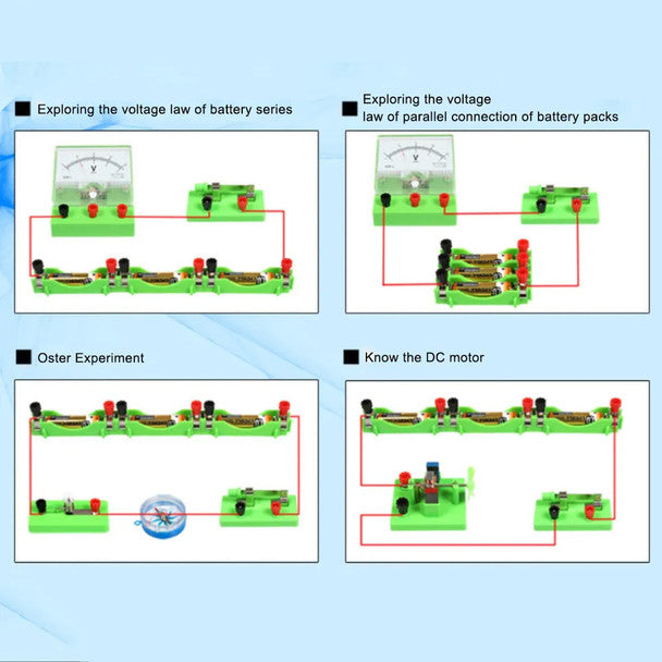 HamiltonBuhl STEAM Circuit Wizard Kit (Grades 6-12) 44 Components Includes Wires Switches Circuits LED Lights Volt Metre & More with Case Grades 6-12 - product image 5 of 5