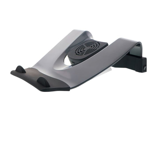 Klipxtreme Klipxtreme Laptop Stand Ergonomic 4 USB with Cooling Fan Laptops up to 17in - Black (UPC: 7983050731490) – Image 2