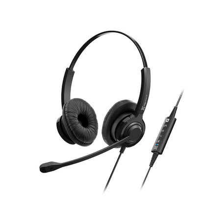 Klipxtreme Klipxtreme Headset Business VoxPro-S USB Stereo with Boom Mic Noise Isolating Inline Volume Control/Mute Compatibl