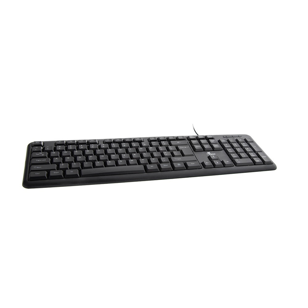 Xtech Xtech Keyboard Wired USB 104 Keys Black Win & Mac - Black (UPC: 798478164293)