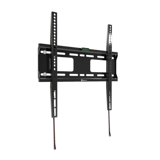 Klipxtreme TV Mount Fixed 32 - 70In Flat or Curved TV Max 110lbs Built in Leveler Spring Locking Mechanism - Black