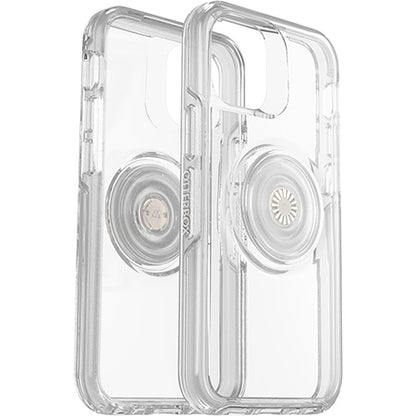 OtterBox iPhone 12 Mini & PopSocket Symmetry Clear/Off White