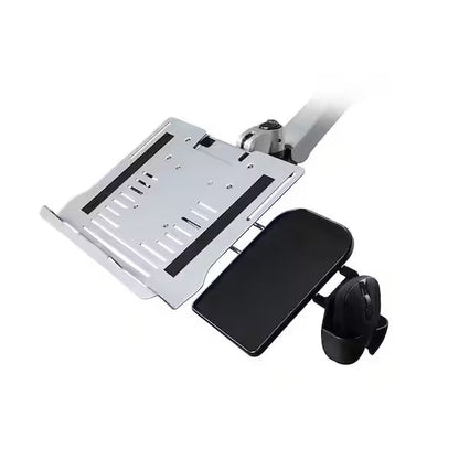 Mount-It Mount-It! Laptop Mount Desk Clamp with Mouse Tray Adjustable Tilt Swivel Rotate Height (SKU: 50857) – Image 3