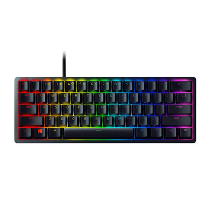 Razer Razer Gaming Keyboard Wired Huntsman Mini - Clicky Optica Switch 60% Form Factor On Board Memory Chroma RGB USB-C