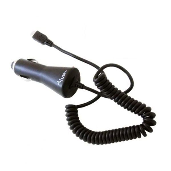 Fuse Fuse Car Charger Micro Cable USB 1 Amp 5 Foot Coiled Cable (UPC: 842935011009) – Image 3