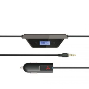 Scosche FM Transmitter Universal with Built-In Auxiliary 3.5mm Cable 20 Frequencies (Requires 2 AAA Batteries not included) - product image 2 of 4