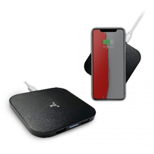 Fuse Qi Charger 5V/2 Amp 2 Port USB Charge 2 Devices Black