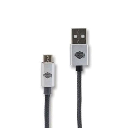 Harley Davidson Charge & Sync Micro USB Cable Short 6inch