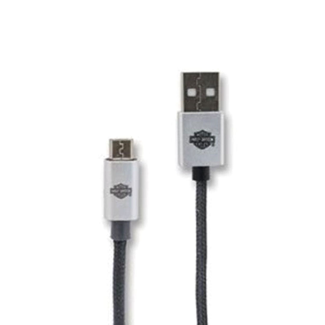 Harley Davidson Harley Davidson Charge & Sync Micro USB Cable Short 6inch (UPC: 842935083174) – Image 2