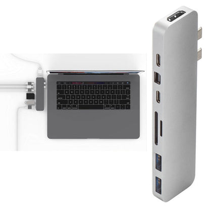 Hyper Hyper Docking Station USB-C MacBook Pro/Air 2020 HyperDrive PRO 8-in-2 High Speed - Silver