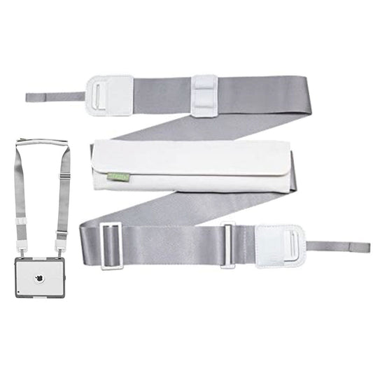 Trident Shoulder Strap with 2 Stylus Holders & Shoulder Pad 66in Long for Kraken A.M.S. Series - Silver