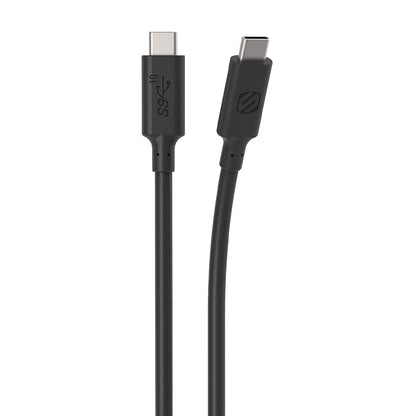 Scosche Scosche Charge & Sync USB-C to USB-C Cable 3.1 3ft 10Gbps StrikeLINE Black (SKU: 51165) – Image 3