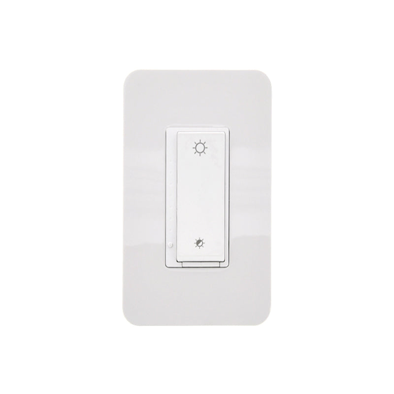 Nexxt Smart Home Wifi Dimmer Switch Single Pole Voice Control Alexa/Google - Manual & Remote Dimming - White