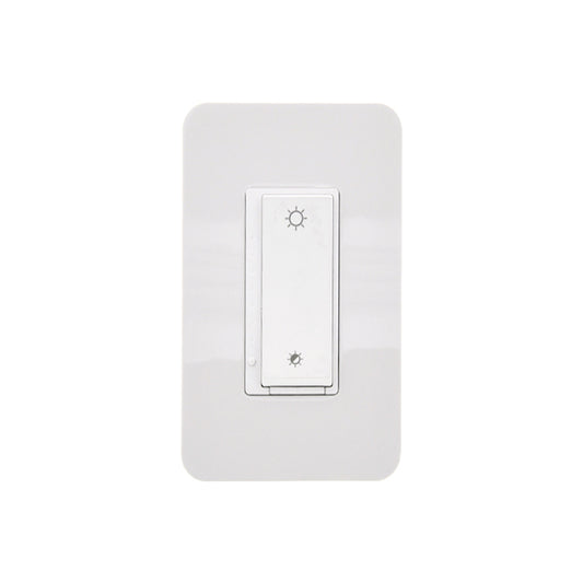 Nexxt Smart Home Wifi Dimmer Switch Single Pole Voice Control Alexa/Google - Manual & Remote Dimming - White
