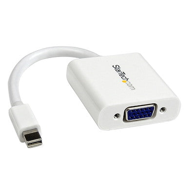 StarTech StarTech Adapter Mini Display Port Male to VGA Female - 1080p mDP or Thunderbolt PC/Mac - White (UPC: 650308459770)