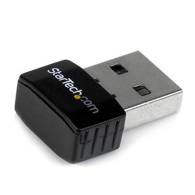 StarTech StarTech Adapter Wireless-N USB 2.0 300 Mbps Mini - 802.11 - Black (UPC: 650308582430) – Image 2