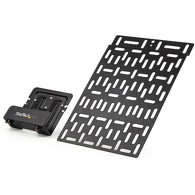 StarTech Mount Universal Adjustable TV & Wall Mount Bracket  - Adjustable Cradle Devices Up to 11 lb - Black