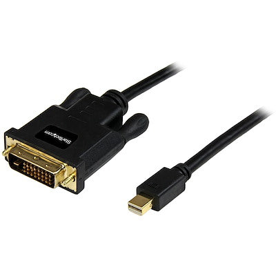StarTech StarTech Adapter Mini DisplayPort Male to DVI Male 6ft Cable 1080p - Black (UPC: 650308514660) – Image 4