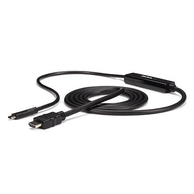 StarTech StarTech Adapter USB-C Male to HDMI Male Cable 4K at 30 Hz 3ft - Black (UPC: 650308651280) – Image 2