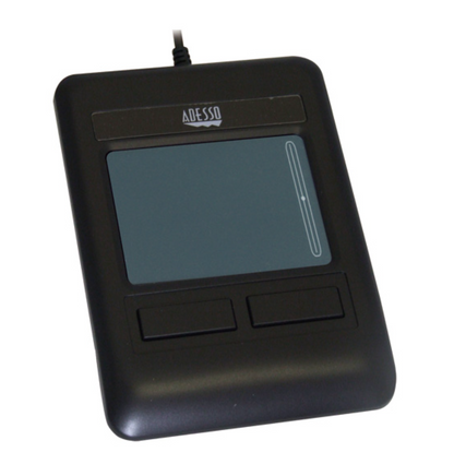 Adesso Adesso Touchpad 2 Button Broser Cat 400 USB Wired PC/Mac - Black (SKU: 52078)