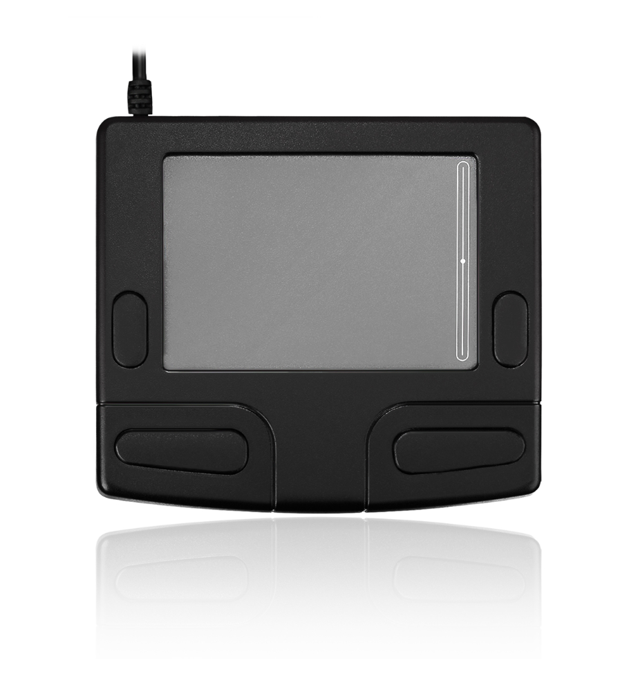 Adesso Adesso Touchpad 4 Button Smart Cat Glidepoint Multi-Touch with 2 Programmable Buttons USB Wired PC/Mac - Black