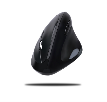 Adesso Adesso Mouse Wireless Vertical E30 6 Buttons Programmable up to 4800dpi Right Hand - Black
