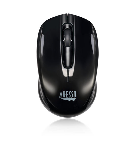 Adesso Mouse Wireless Mini S50 Portable 3 Buttons up to 1200dpi PC/Mac - Black