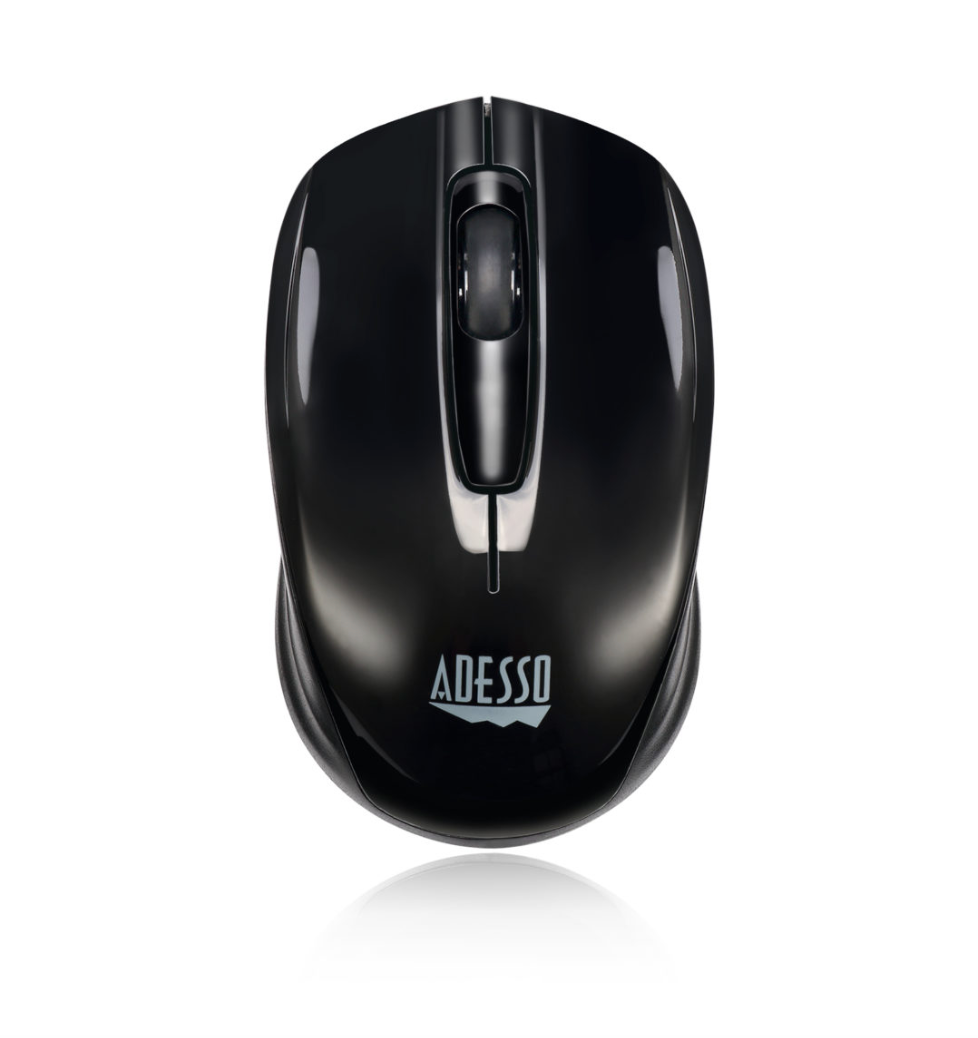Adesso Adesso Mouse Wireless Mini S50 Portable 3 Buttons up to 1200dpi PC/Mac - Black (UPC: 783750007894) – Image 2